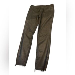 Articles of Society coated shinny/sparkly 30 jeans EUC Size 30 black